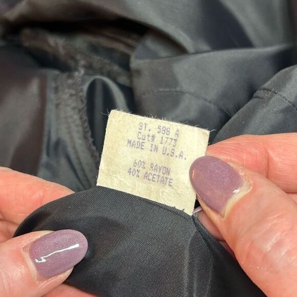 Geary Roark Kamisato Vintage Black Sheath Maxi Dress 8 - Picture 10 of 10